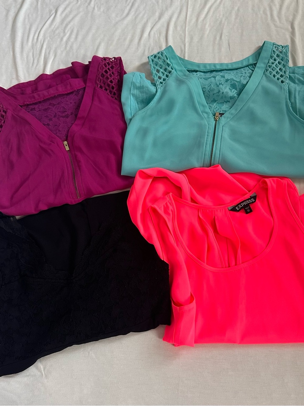 Bundle of four Express Women’s Tanks
